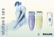 Philips ladyshave & care HP6336/37 Mode D'emploi