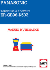 Panasonic ER-GB86 Mode D'emploi