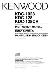 Kenwood KDC-128 Mode D'emploi