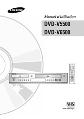 Samsung DVD-V6500 Manuel D'utilisation