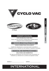 Cyclo Vac DL Série Manuel D'instructions