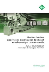 INA MLFI200-3ZR Instructions De Montage Et D'entretien