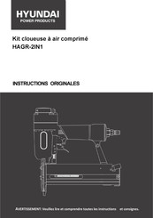 Hyundai power products HAGR-2IN1 Instructions Originales