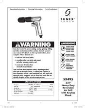 Sunex Tools SX495 Instructions D'utilisation