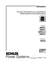 Kohler 60RCL Utilisation