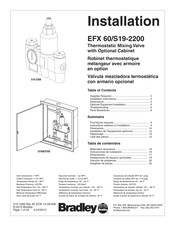 Bradley EFX60/S19-2200 Installation