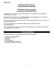 Conceptronic CHD3SU Mode D'emploi