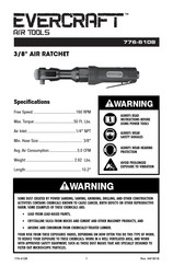 Evercraft Air Tools 776-6108 Guide D'utilisation