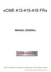 Ambassade de Bourgogne CME 413 FR Manuel General