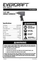 Evercraft Air Tools 776-6634 Guide D'utilisation