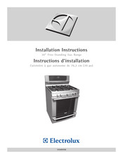 Electrolux CEW30GF6GSH Instructions D'installation