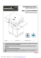 Nexgrill 720-0830 Manuel D'instructions