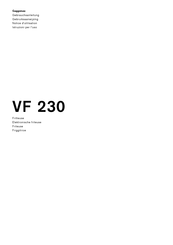 Gaggenau VF 230 Notice D'utilisation