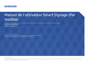 Samsung Smart Signage MR-U Serie Manuel De L'utilisateur