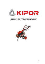 Kipor KGT510L Manuel De Fonctionnement