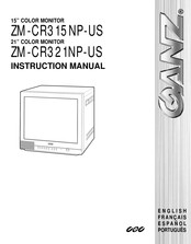 Ganz ZM-CR315NP-US Mode D'emploi