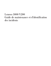 Lenovo 3000 V200 Guide De Maintenance