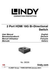 Lindy 38336 Manuel Utilisateur