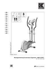 Kettler UNIX 10 EXT Instructions De Montage
