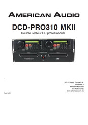 American Audio DCD-PRO310 MKII Mode D'emploi