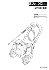 Kärcher G 2800 OH Manuel D'utilisation