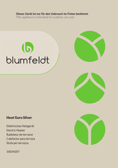 Blumfeldt Heat Guru Silver Mode D'emploi