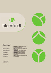 Blumfeldt Team Mate Mode D'emploi
