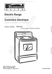 KENMORE ELITE 970-6985 Serie Guide D'utilisation Et D'entretien