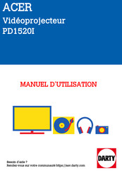 Acer PD1520 Serie Guide De L'utilisateur