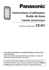 Panasonic FZ-N1 Instructions D'utilisation