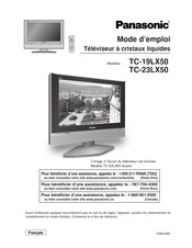 Panasonic TC-23LX50 Mode D'emploi