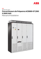 ABB ACS880-07 Manuel D'installation