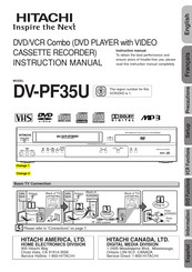 Hitachi DV-PF35U Guide D'utilisation