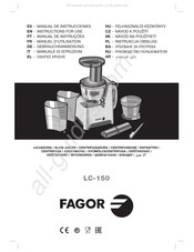 Fagor LC-150 Manuel D'utilisation