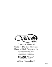 Thane Fitness OrbiTrek PRO Manuel Du Propriétaire