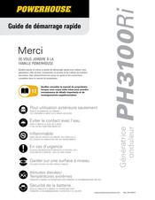 Powerhouse PH3100Ri Guide De Démarrage Rapide