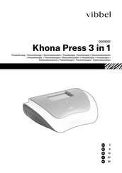 Vibbel Khona Press 3 in 1 Mode D'emploi