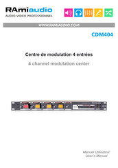 Ramiaudio CDM404 Manuel Utilisateur