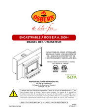 Osburn E.P.A. 2000-I Manuel De L'utilisateur