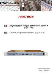 Ramiaudio AMC 502 Manuel Utilisateur