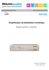 Ramiaudio EXT124 Manuel Utilisateur