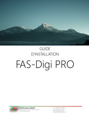 Nippon Genetics FAS-Digi PRO Guide D'installation