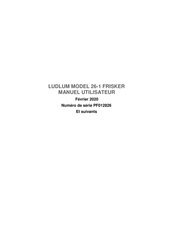 Ludlum Measurements 26-1 FRISKER Manuel Utilisateur