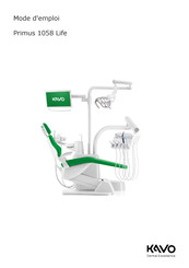 KaVo Dental Primus 1058 Life TM Mode D'emploi