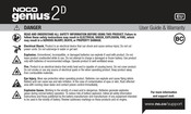 Noco Genius 2D Guide D'utilisation Et Garantie