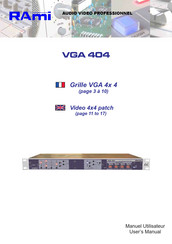 Rami VGA 404 Manuel Utilisateur