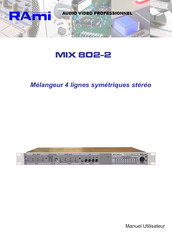 Rami MIX 802-2 Manuel Utilisateur