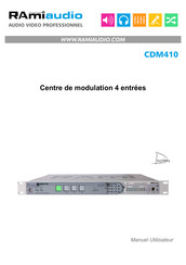 Ramiaudio CDM410 Manuel Utilisateur