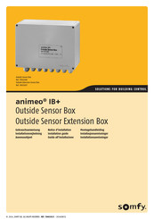 SOMFY animeo IB+ Outside Sensor Box Notice D'installation
