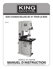 King Industrial KC-1802FXB Manuel D'instructions